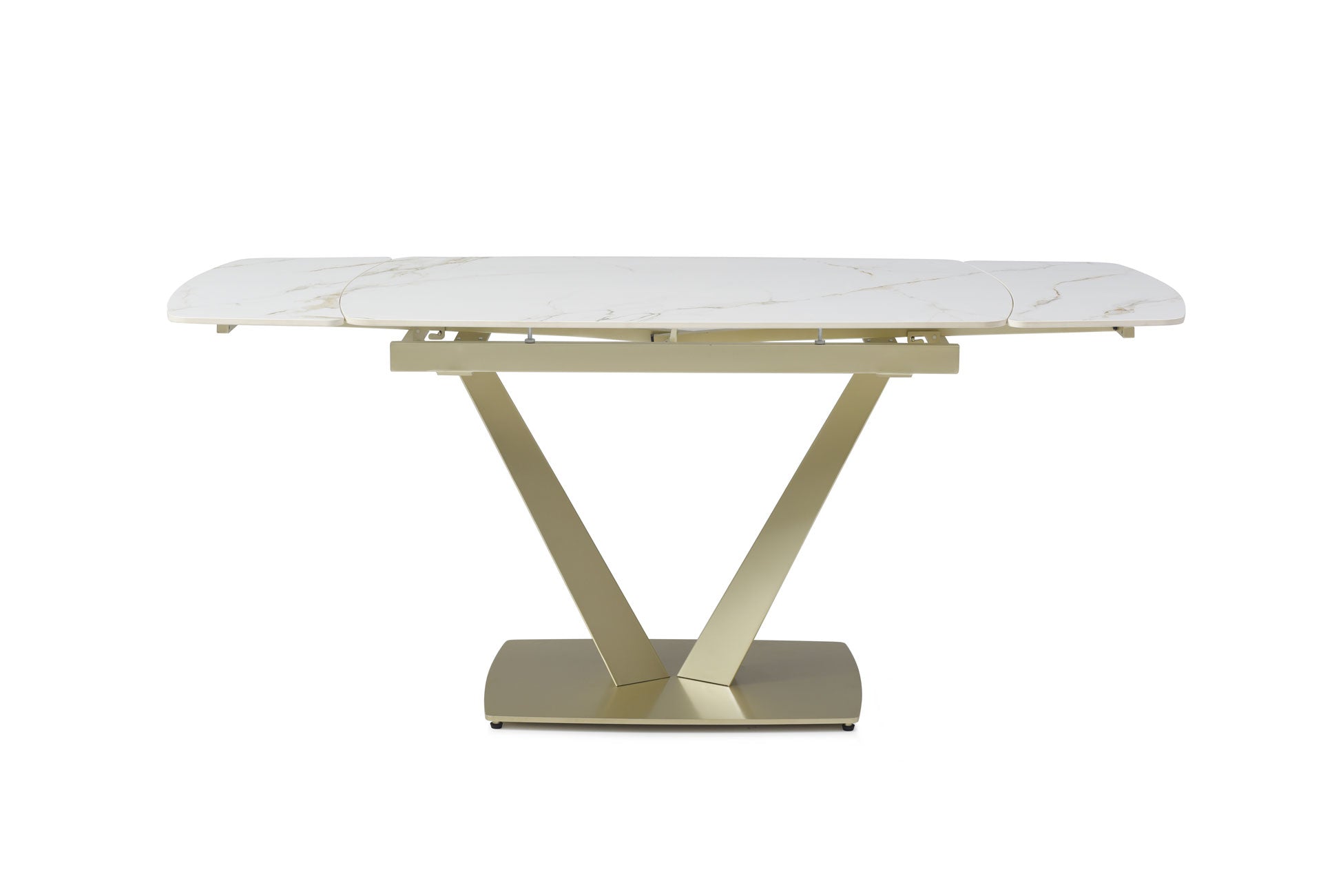 Niah dining table 71” - 47” extendable (small version) with 4 chairs - Euro Living Furniture